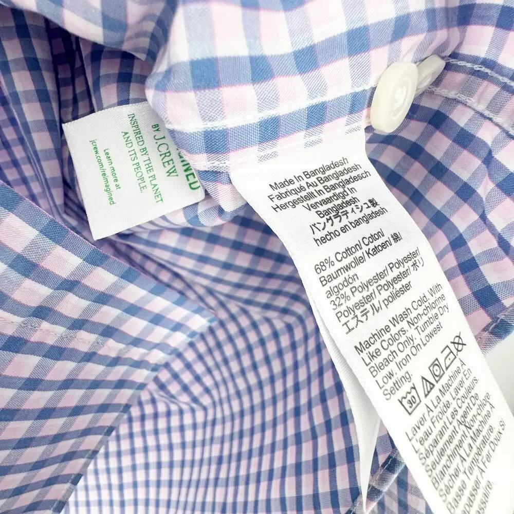 J. Crew Factory Men's Slim Untucked Flex Performance Casual Shirt Size XXL NWT